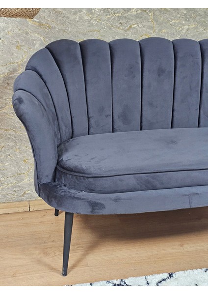 Ikili Istiridye Siyah Boyalı Sivriltme Ayak Çay Seti Koltuk Ikili Berjer , Ikili Berjer Koltuk Füme Renk 110 x 48 Boyut/ebat fırsatları