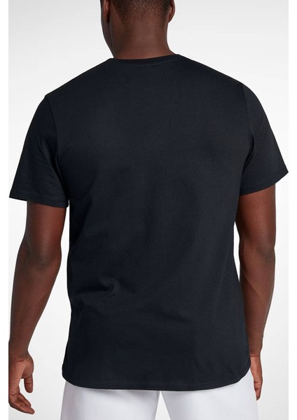 Jordan Jumpman Air Unisex Balck Tee Jordan Nakış Logolu Tişört Siyah fiyatları