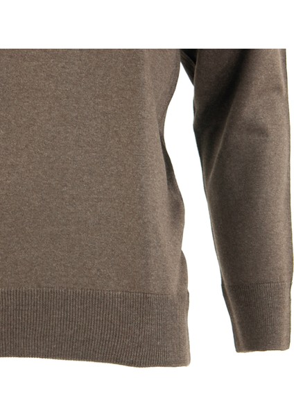 Erkek Baba Kazağı V Yakalı Ince Yün Dokuma indirimleri