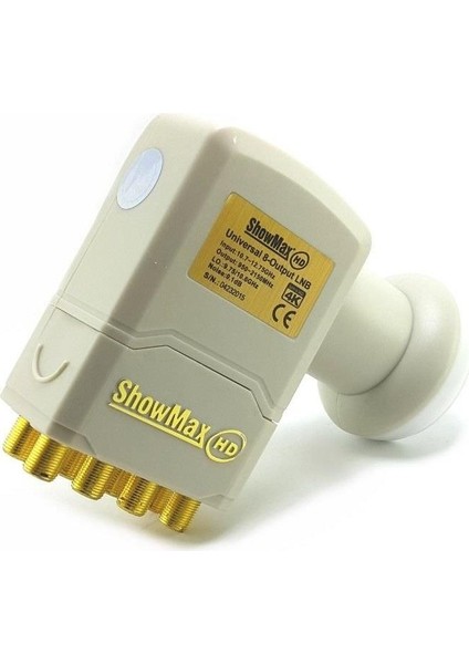 Showmax 8 Çıkışlı Sekizli Ultra Hd 4K Uydu Anteni Lnb Elembi-Gold Başlıklı fiyatları
