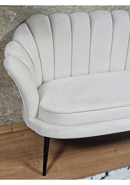 Ikili Istiridye Siyah Boyalı Sivriltme Ayak Çay Seti Koltuk Ikili Berjer , Ikili Berjer Koltuk Krem Renk 110 x 48 Boyut/ebat fırsatları