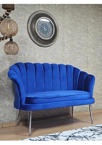 Ikili Istiridye Krom Kaplama Sivriltme Ayak Çay Seti Koltuk Ikili Berjer , Ikili Berjer Koltuk Mavi Renk 110 x 48 Boyut/ebat fiyatları