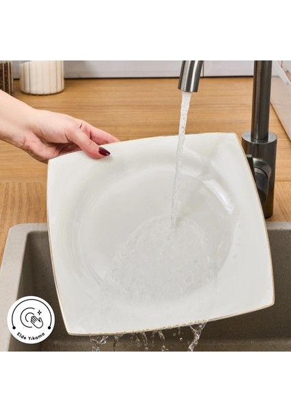 Mensa 24 Parça 6 Kişilik Yemek Takımı Beyaz