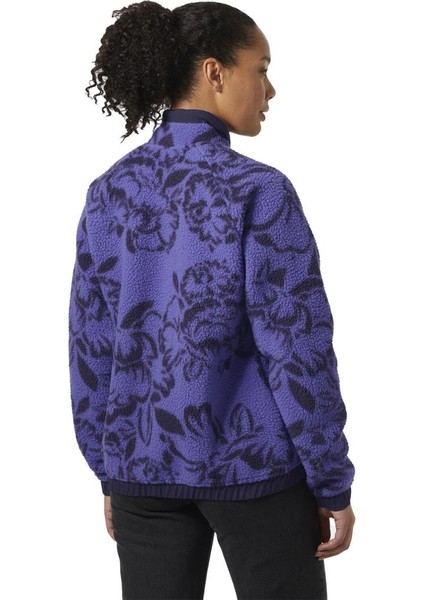 Imperial Printed Pile Snap Kadın Polar modelleri