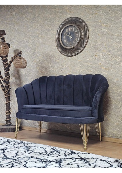 Ikili Istiridye Gold Kaplama Telli Ayak Çay Seti Koltuk Tekli Berjer , Ikili Berjer Koltuk Füme Renk 110 x 48 Boyut/ebat modelleri