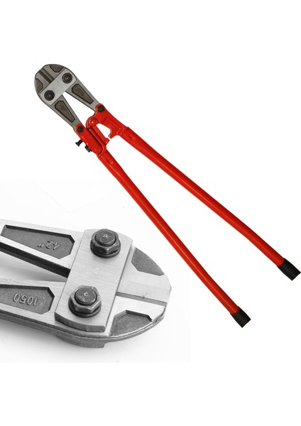 (42'') Kollu Çeneli Kupplon Demir Kesme Makası Çubuk Inşaat Demiri Teli Metal Kesim Makası Cr-V fırsatları