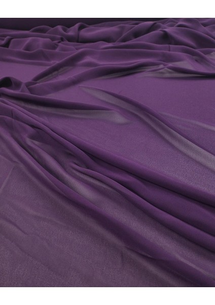 Koyu Mor Renkte Şifon En: 140 indirimleri