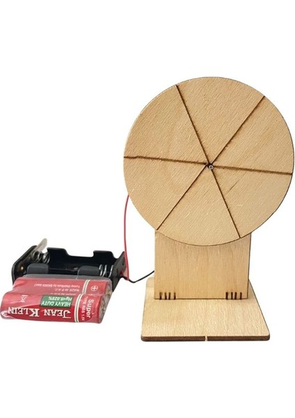 Newton Renk Çarkı Yapım Seti Motorlu ve Pilli - Fen Bilimleri Stem Seti