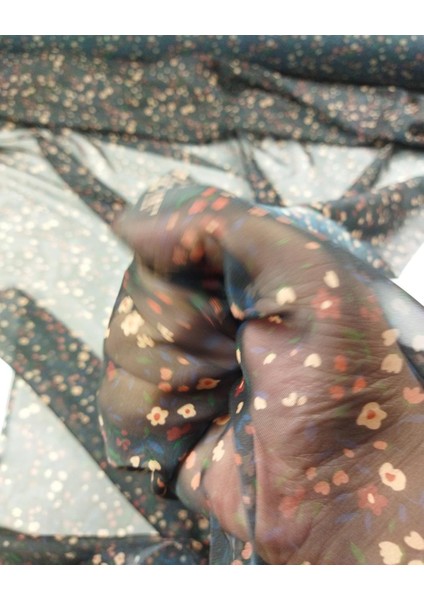 Tek En Koyu Lacivert Çiçekli Şifon En: 100 modelleri