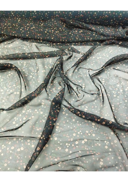 Tek En Koyu Lacivert Çiçekli Şifon En: 100 fırsatları