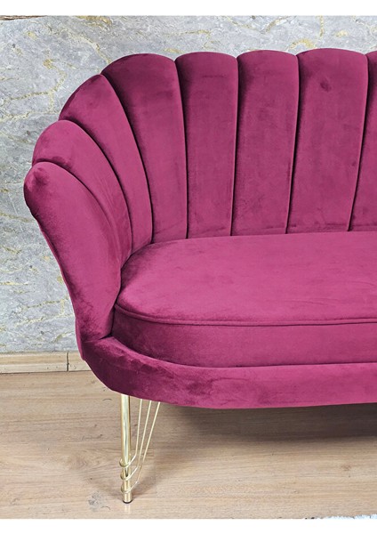 Ikili Istiridye Gold Kaplama Telli Ayak Çay Seti Koltuk Tekli Berjer , Ikili Berjer Koltuk Bordo Renk 110 x 48 Boyut/ebat fırsatları
