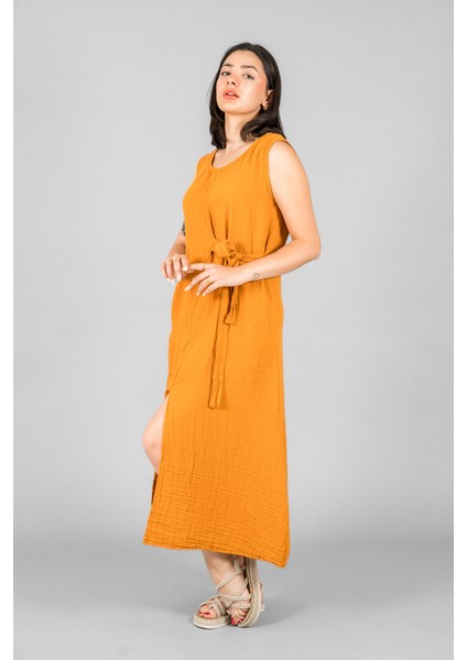 Müslin Kadın Önden Bağlamalı Elbise fırsatları