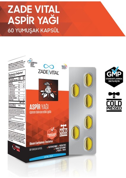 Aspir Yağı Blister 60 Kapsül