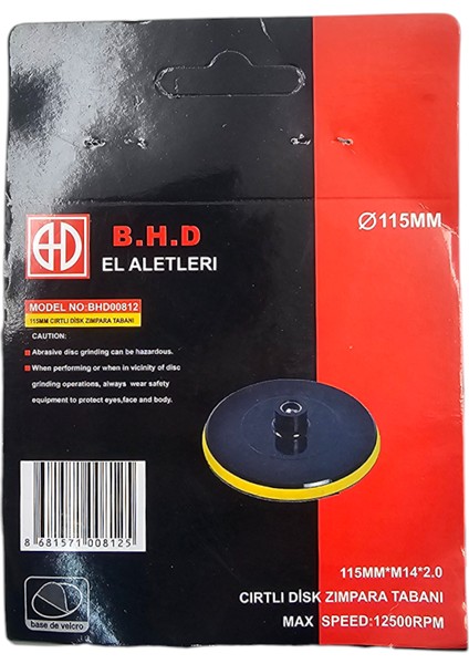 B.h.d BHD00812 115MM Cırt Taban fırsatları