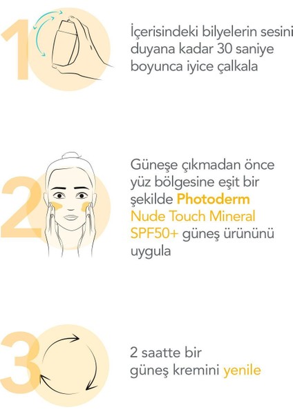 Photoderm Nude Touch SPF50+ Very Light Karma Yağlı Ciltler Kapatıcı Etkili Renkli Güneş Kremi 40 ml