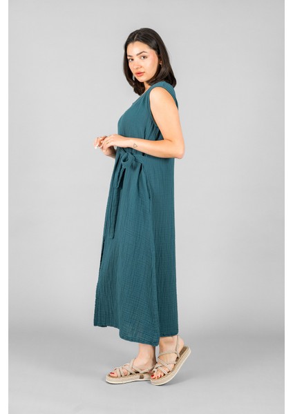 Müslin Kadın Önden Bağlamalı Elbise fiyatları