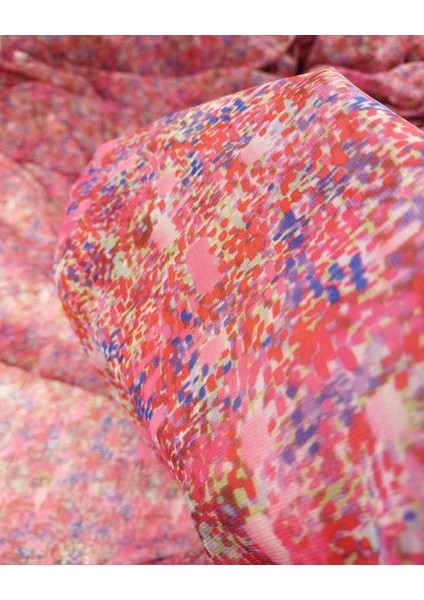 Pembe Mavi Renklerde Şifon En: 140 modelleri