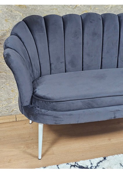 Ikili Istiridye Beyaz Boyalı Sivriltme Ayak Çay Seti Koltuk Tekli Berjer , Ikili Berjer Koltuk Füme Renk 110 x 48 Boyut/ebat fırsatları