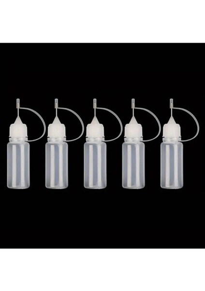 Damlalık, Aplikatör Hassas Damlalık, Çizik Onarmak, Yapıştırıcı Işleri, Hobi Işleri-10ml-5ad