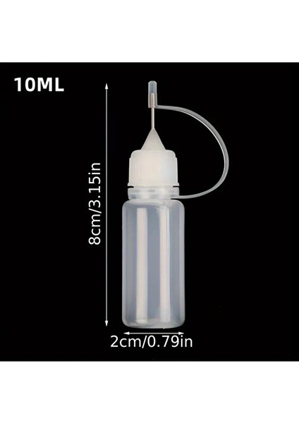 Damlalık, Aplikatör Hassas Damlalık, Çizik Onarmak, Yapıştırıcı Işleri, Hobi Işleri-10ml-5ad