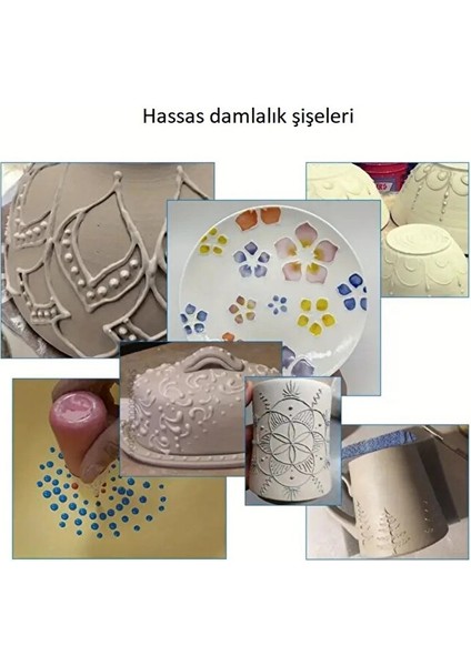 Damlalık, Aplikatör Hassas Damlalık, Çizik Onarmak, Yapıştırıcı Işleri, Hobi Işleri-10ml-5ad