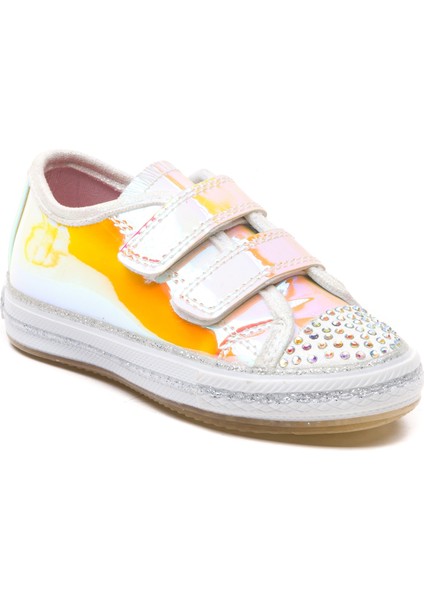 Minipicco Kız Cocuk Sarı Hologram Anatomik Destekli Spor Ayakkabı
