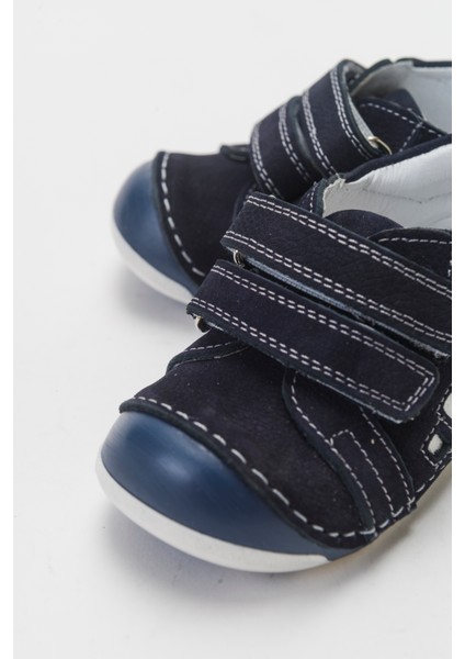 Erkek Çocuk Lacivert Hakiki Deri İlk Adım Bot indirimleri