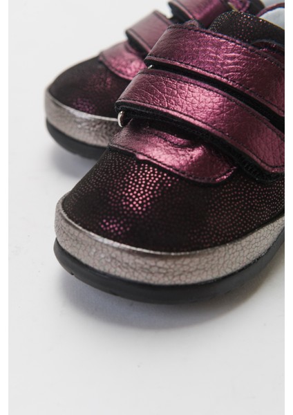 Kız Çocuk Bordo Hakiki Deri İlk Adım Günlük Ayakkabı indirimleri