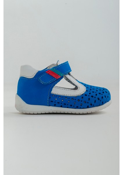 Unisex Çocuk Sax-Beyaz Deri Ortopedik Destekli İlk Adım Ayakkabı