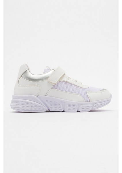 Kız Çocuk Beyaz Günlük Spor Ayakkabı