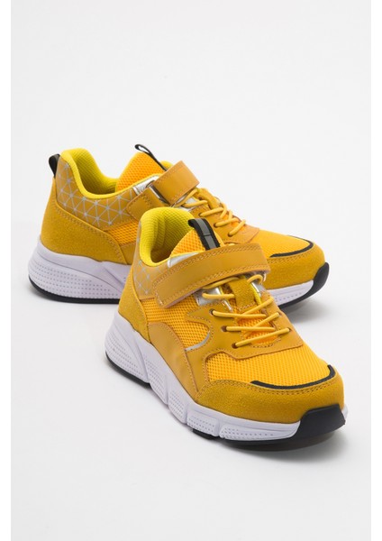 Unisex Çocuk Sarı Günlük Spor Ayakkabı