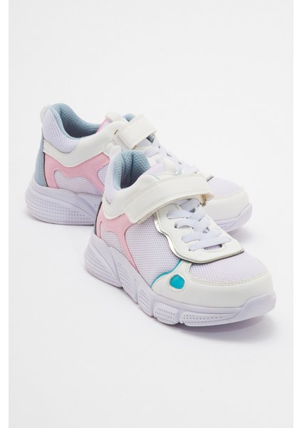Kız Çocuk Beyaz Günlük Spor Ayakkabı