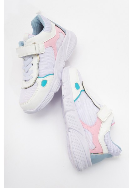 Kız Çocuk Beyaz Günlük Spor Ayakkabı