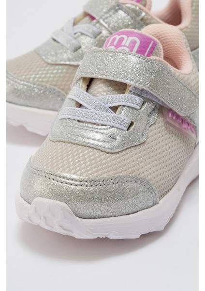 Kız Çocuk Gümüş Günlük Spor Ayakkabı