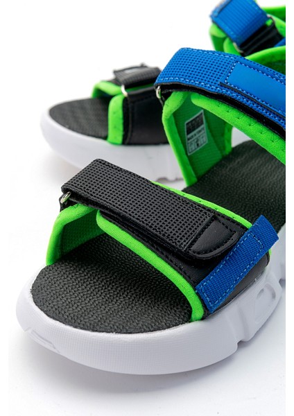Erkek Çocuk Siyah Anatomik Hafif Spor Sandalet