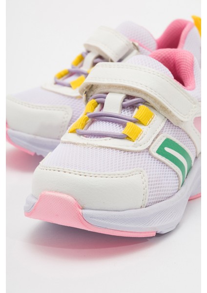 Kız Çocuk Beyaz Günlük Spor Ayakkabı