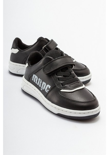 Erkek Çocuk Siyah Hakiki Deri Anatomik Günlük Ayakkabı