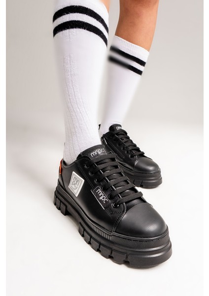 Kız Çocuk Siyah Anatomik Günlük Ayakkabı