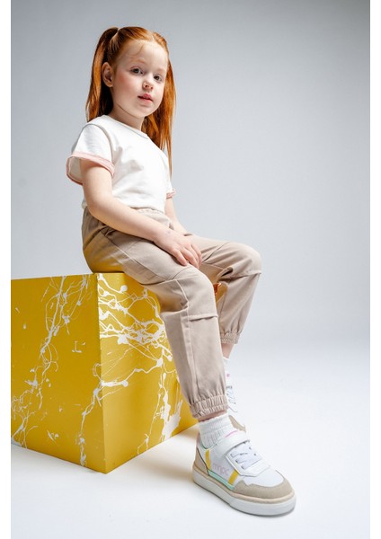 Kız Çocuk Bej Günlük Ayakkabı