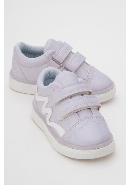 Kız Çocuk Lila Simli Sneaker Ayakkabı
