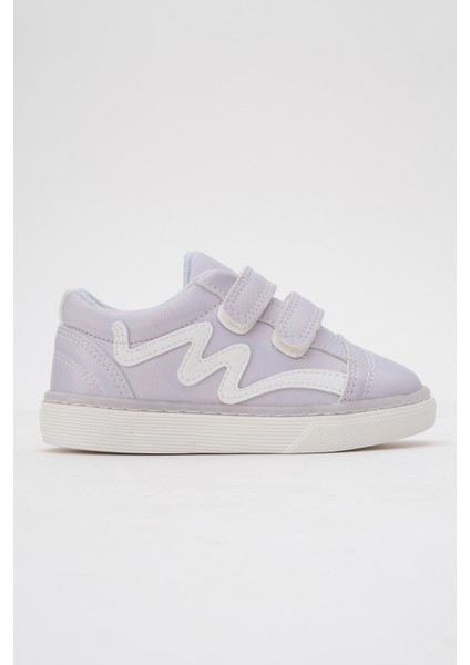 Kız Çocuk Lila Simli Sneaker Ayakkabı