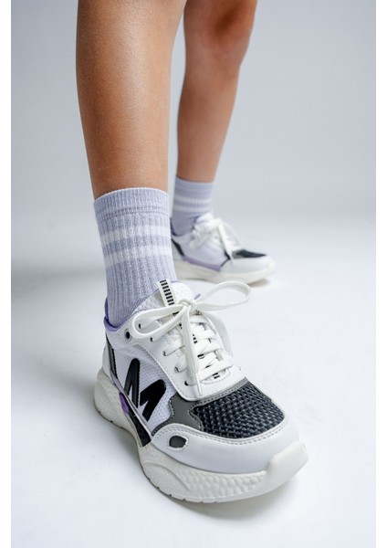 Kız Çocuk Beyaz Günlük Spor Ayakkabı