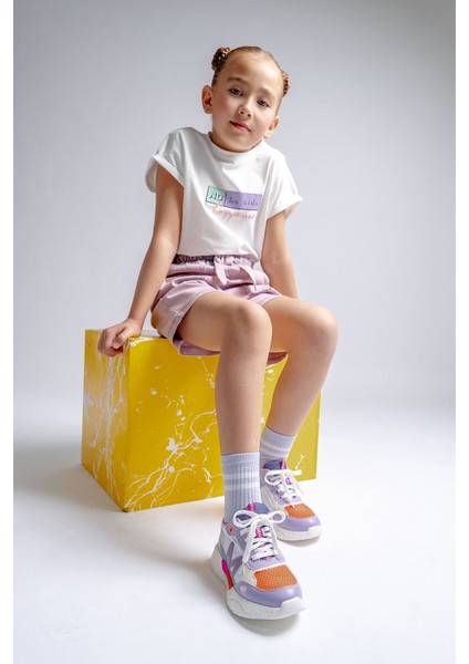 Kız Çocuk Lila Günlük Spor Ayakkabı