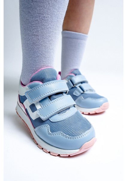 Kız Çocuk Mavi Günlük Spor Ayakkabı