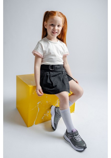 Kız Çocuk Platin Günlük Spor Ayakkabı