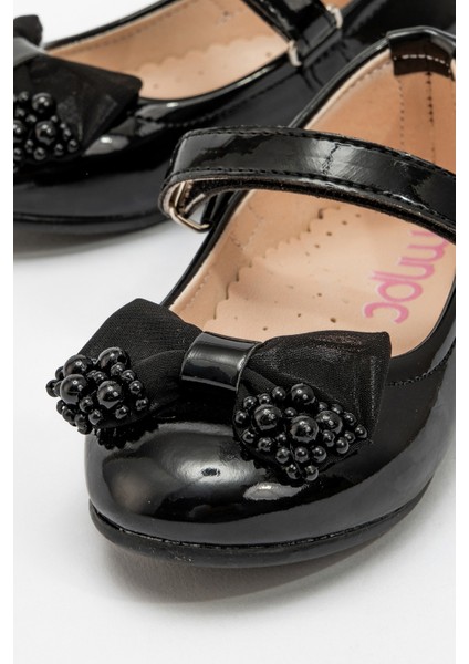 Kız Çocuk Siyah Fashion Babet