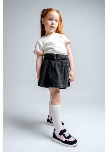 Kız Çocuk Siyah-Pembe Günlük Ayakkabı