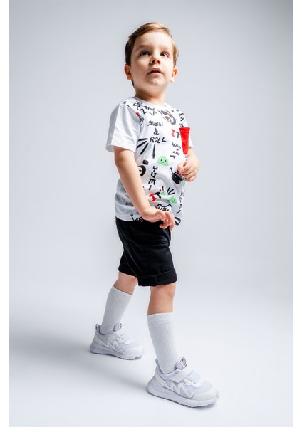 Erkek Çocuk Beyaz Spor Ayakkabı