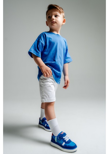 Erkek Çocuk Saks Mavi Günlük Ayakkabı