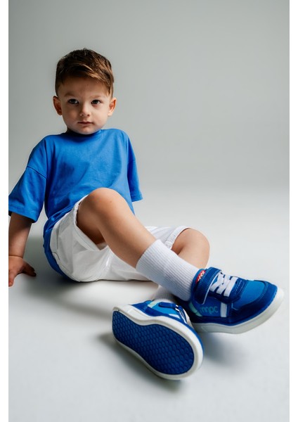 Erkek Çocuk Saks Mavi Günlük Ayakkabı